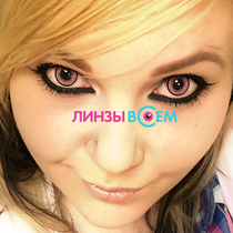 Цветные линзы EOS 203 Pink Фото 6